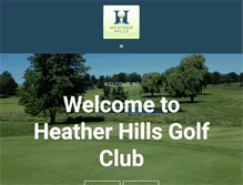 Tablet Screenshot of heatherhills.net