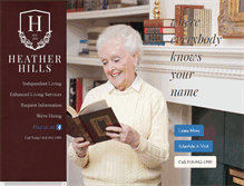 Tablet Screenshot of heatherhills.com