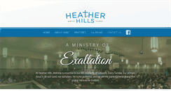 Desktop Screenshot of heatherhills.org