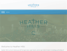 Tablet Screenshot of heatherhills.org